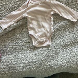 Target Pink Striped Baby Bodysuit